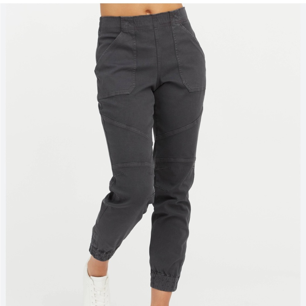 SPANX Stretch Twill Cargo Jogger, size Small, EUC